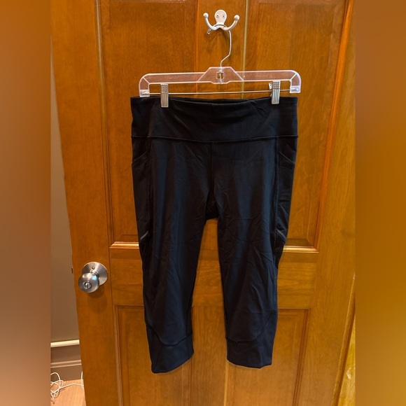 Lululemon Women’s Black Home Stretch Crop 19” Leggings Size 10 - Picture 10 of 15